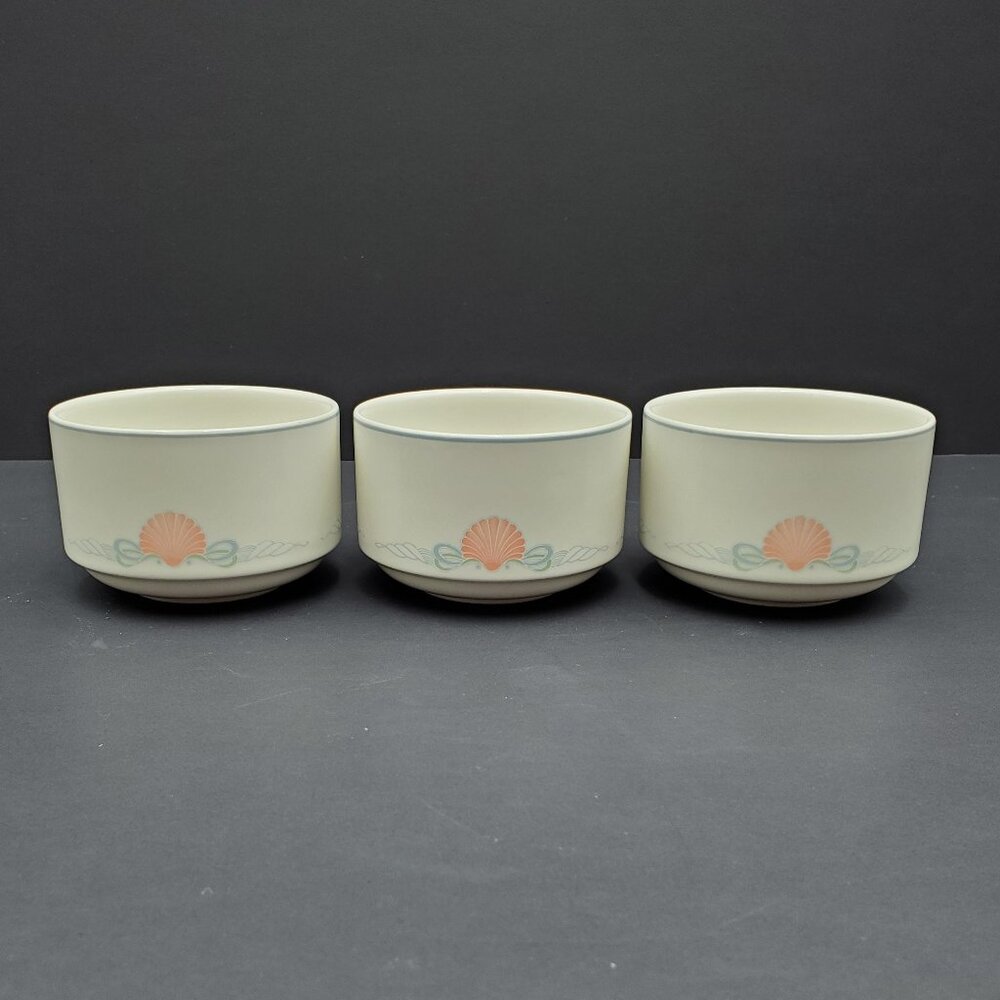 Villeroy & Boch Amalfi Ramekins Flat Bouillon Cups Custard Dessert Berry Bowls